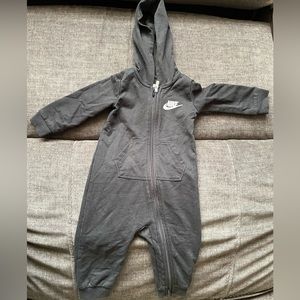 Nike zip-up onesie